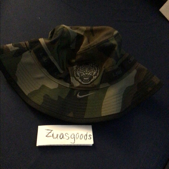 Lsu Tigers Nike Dry Issued Camo Bucket 